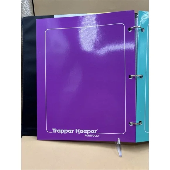 NEW Trapper Keeper Binder Retro Color Portfolio Folder  Mead 12 3/16" x 11 1/4" - Picture 9 of 14